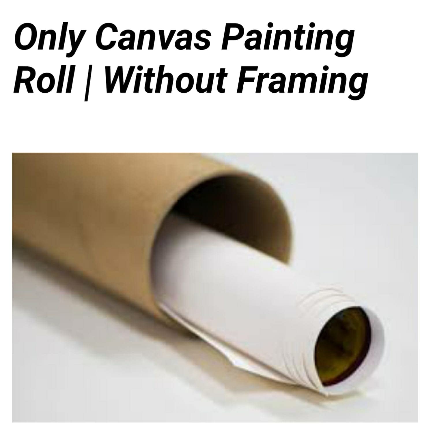 canvas without frame